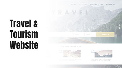 Travel a tourism website developed by Zenesys